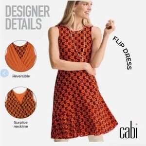 NWT CAbi 6370 Flip Dress Spring 2023